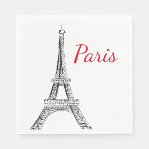 Serviettes En Papier Naples en papier pour déjeuner à Paris