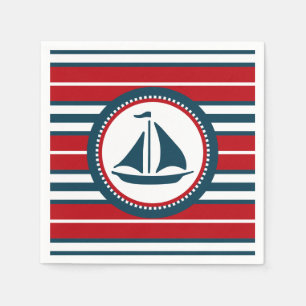 Serviettes En Papier Nautical design