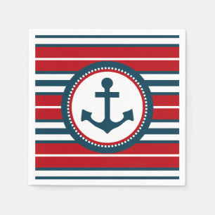 Serviettes En Papier Nautical design
