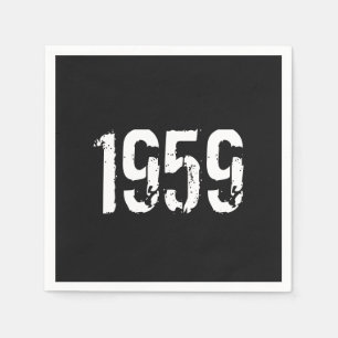 Serviettes En Papier Né en 1959