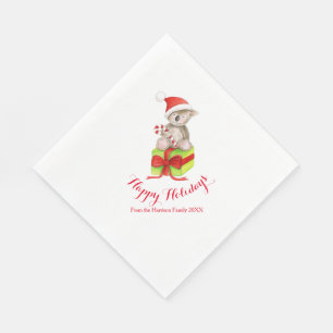 Serviettes En Papier Noel koala ours rouge papier blanc serviettes