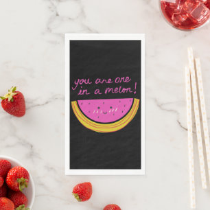 Serviettes en papier noires pour cravate de smokin