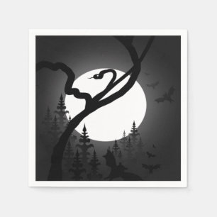Serviettes En Papier Nuit enchantée