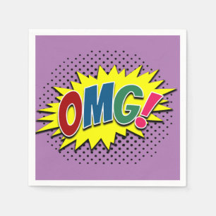 Serviettes En Papier Oh mon Dieu !