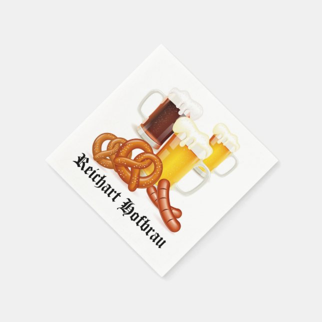 Serviettes En Papier Oktoberfest Napkin (Coin)