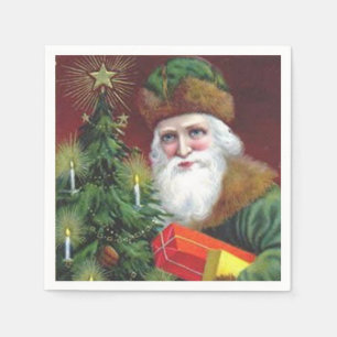 Serviettes En Papier Old Saint Nick