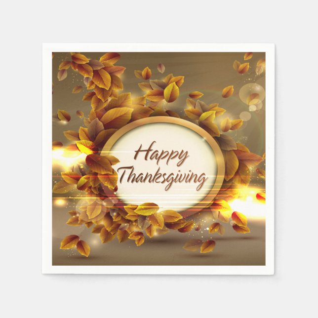 Serviettes En Papier Options bon thanksgiving 3 (Devant)