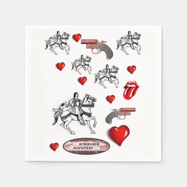 Serviettes En Papier Papier (Devant)