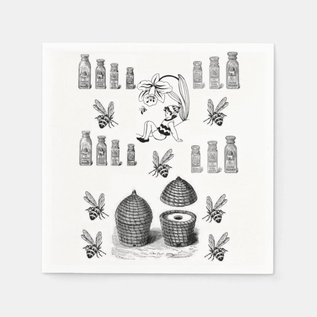 Serviettes En Papier Papier (Devant)