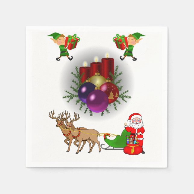 Serviettes En Papier Papier (Devant)