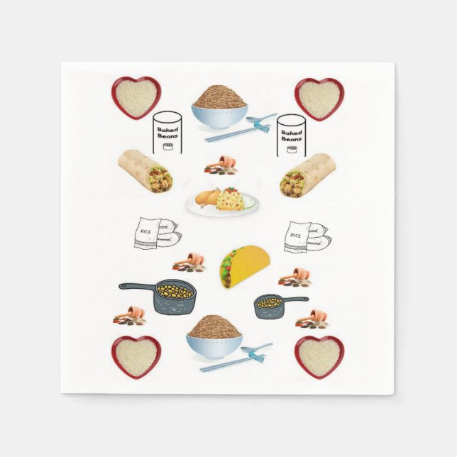 Serviettes En Papier Papier (Devant)