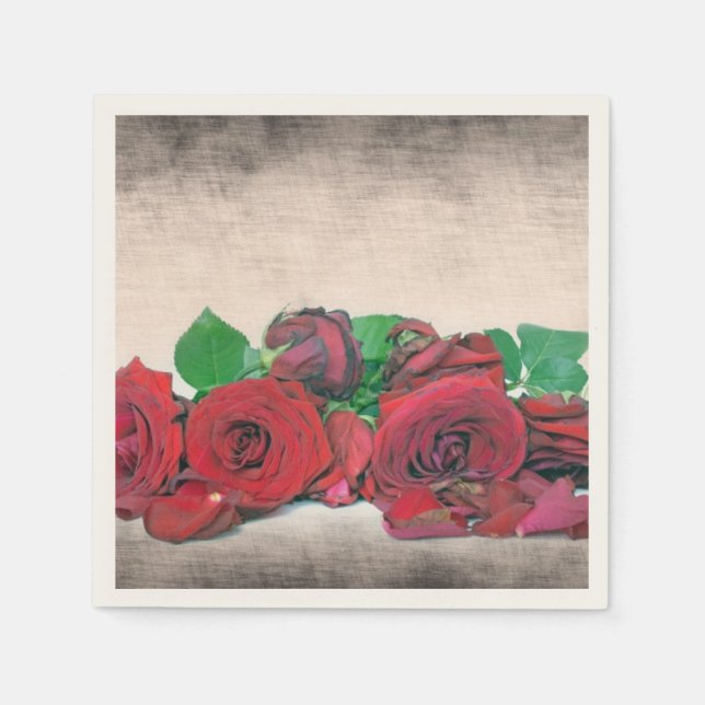 Serviettes En Papier Papier à cocktail rose Napkin (Devant)