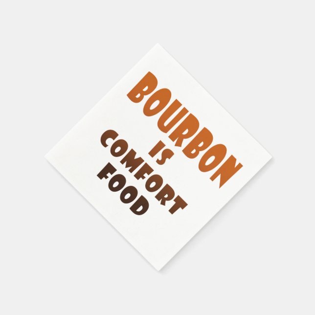 Serviettes En Papier PAPIER NAPKINS - BOURBON est Comfort Food (Coin)