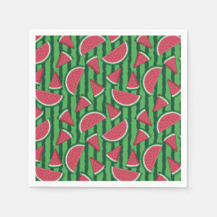 Serviettes en papier Pastèque, Fête des Fruits d'É