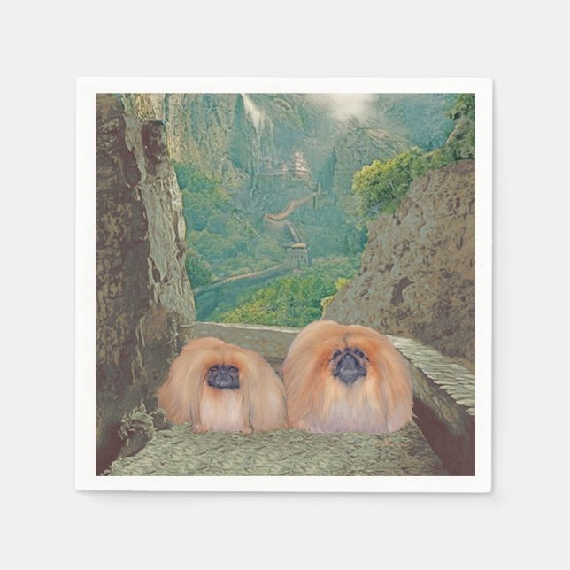 Serviettes En Papier Patrimoine (Devant)