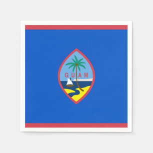 Serviettes en papier patriotique avec drapeau de G