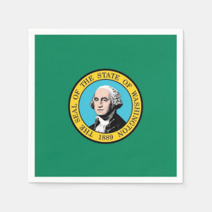 Serviettes en papier patriotique avec drapeau de l