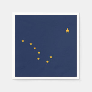 Serviettes en papier patriotique avec drapeau de l