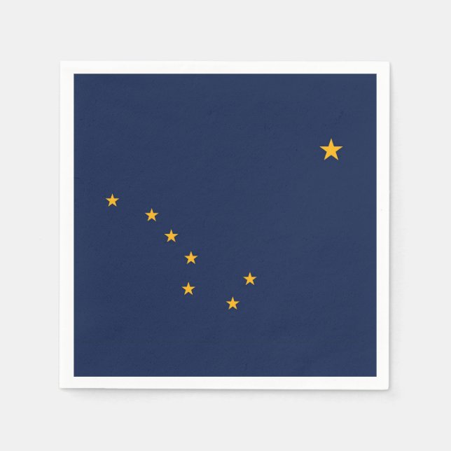 Serviettes en papier patriotique avec drapeau de l (Devant)