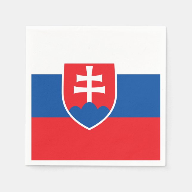 Serviettes en papier patriotique avec drapeau de l (Devant)