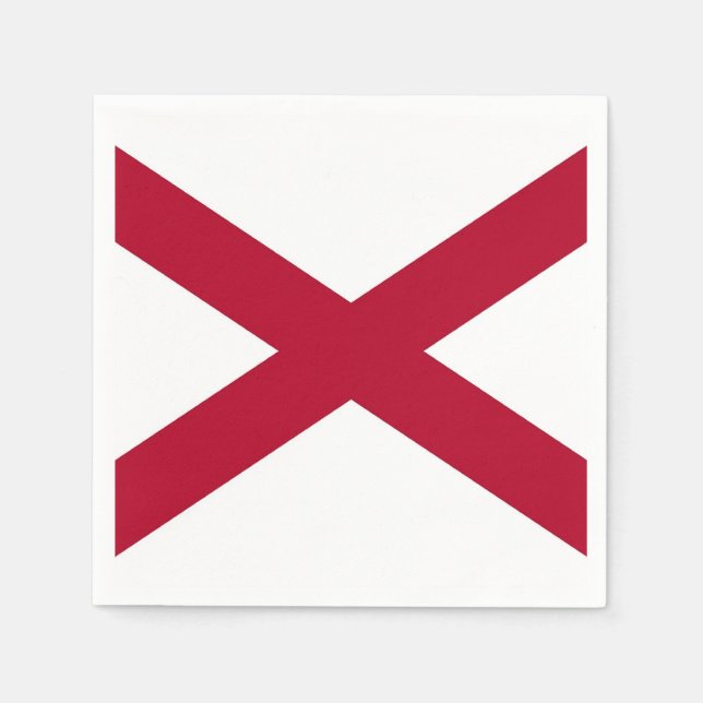 Serviettes en papier patriotique avec drapeau de l (Devant)
