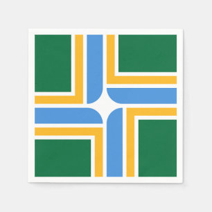 Serviettes en papier patriotique avec drapeau de P