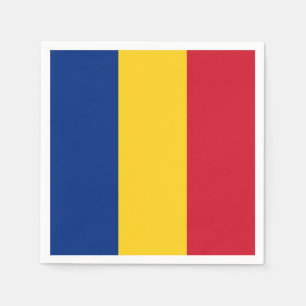 serviettes en papier patriotique avec drapeau de R