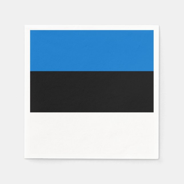 Serviettes en papier patriotique avec drapeau d'Es (Devant)