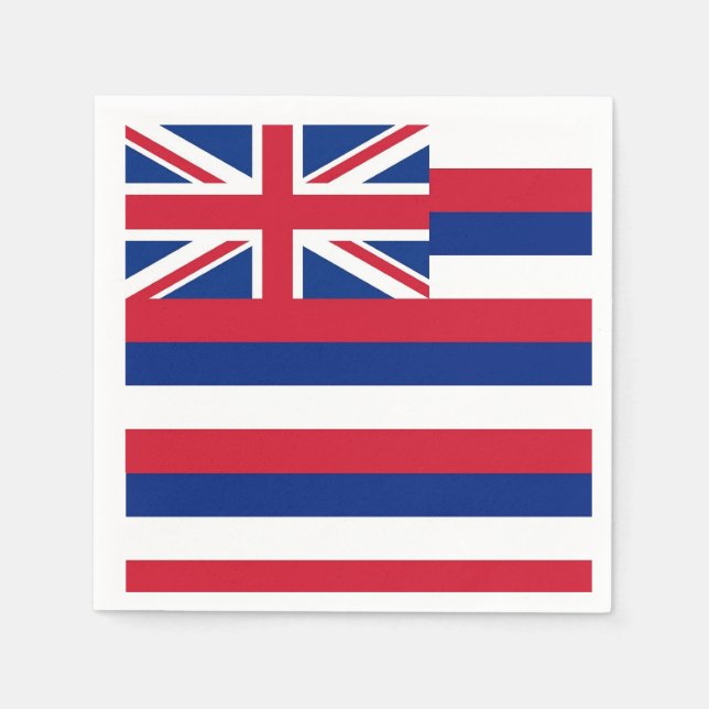Serviettes en papier patriotique avec drapeau d'Ha (Devant)