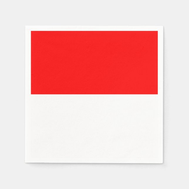 Serviettes en papier patriotique avec drapeau d'In (Devant)