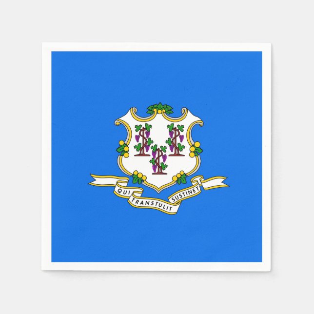 Serviettes en papier patriotique avec drapeau du C (Devant)