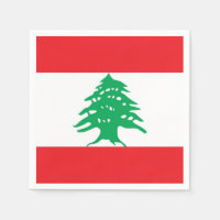 Serviettes en papier patriotique avec drapeau du L