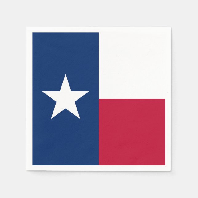 Serviettes en papier patriotique avec drapeau du T (Devant)