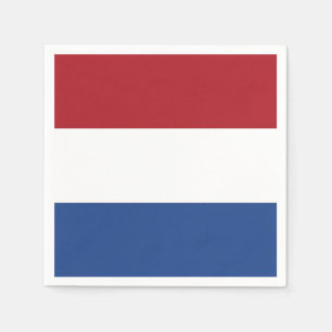 Serviettes en papier patriotique avec drapeau Pays