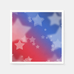 Serviettes En Papier Patriotique Stars Papier serviettes