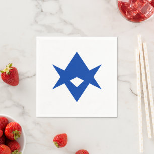 Serviettes en papier patriotiques avec le drapeau