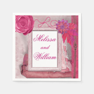 Serviettes En Papier Pays Rustique belle violet