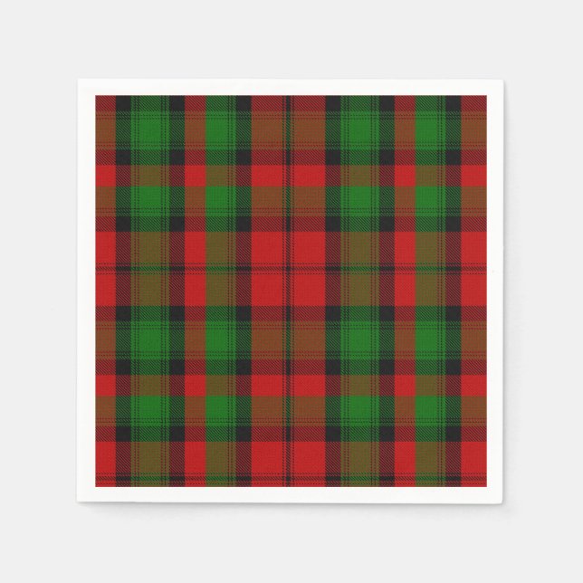Serviettes en papier peint Kerr Clan Tartan (Devant)