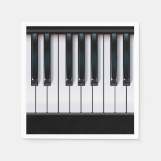 Serviettes En Papier Piano