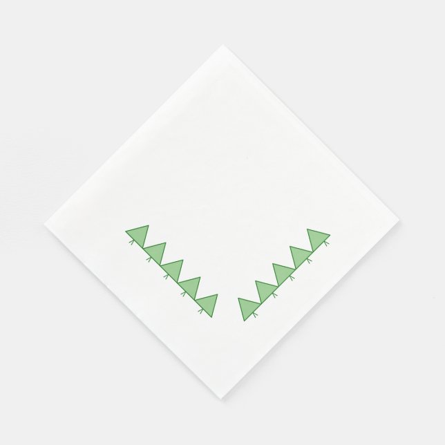 Serviettes en papier - Pins Graphiques (Coin)
