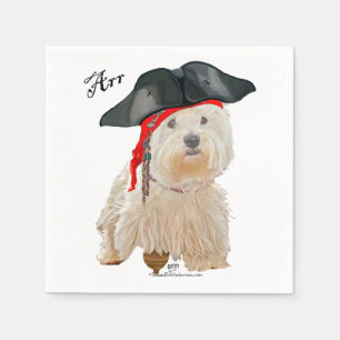 Serviettes En Papier Pirate Westie