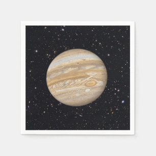 Serviettes En Papier Planète Jupiter Starry Sky Napkins
