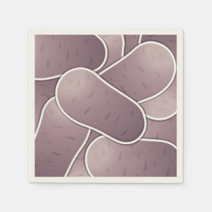 Serviettes En Papier Pomme de terre bleue