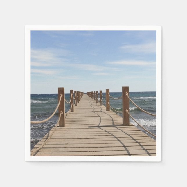 Serviettes En Papier Pont sans fin - Papier (Devant)