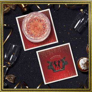 Serviettes en papier pour anniversaire karaoke Mod