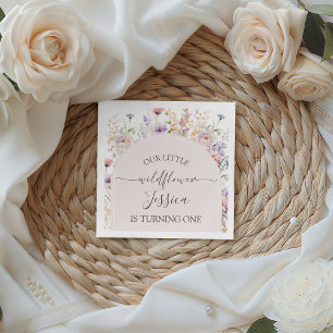 Serviettes en papier pour anniversaire Little Wild