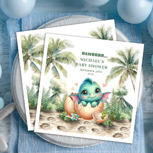 Serviettes en papier pour Baby Shower Douce Bébé D