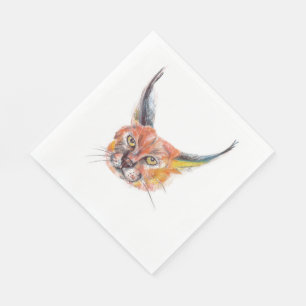 Serviettes en papier pour déjeuner Lynxs