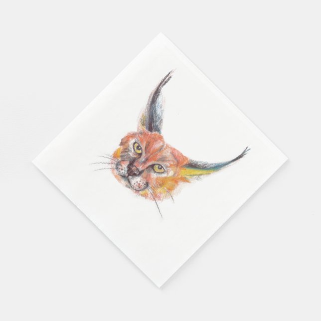 Serviettes en papier pour déjeuner Lynxs (Coin)