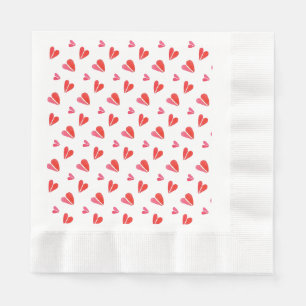 Serviettes en papier pour déjeuner MINI HEARTS Coi